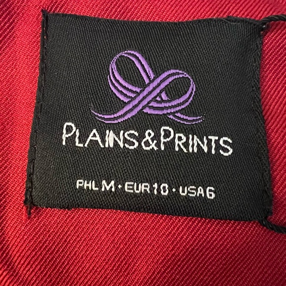 Plains & Prints Maxi Dress in Red/White Stripes Sleeveless Sz 6, NWT - Picture 7 of 8